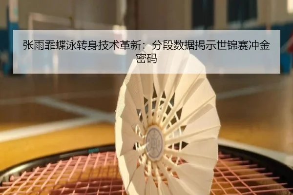 张雨霏蝶泳转身技术革新：分段数据揭示世锦赛冲金密码